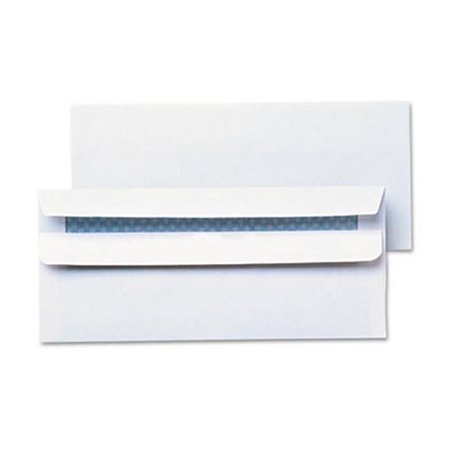 UNIVERSAL Universal 36101 Self-Seal Business Envelope; Security Tint; No.10; White; 500-Box 36101
